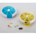 OEM Mini Portable Round Turntable Plastic Compartment Medicine Box